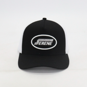 Serene Black Trucker Hat